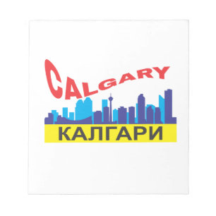 Calgary cyrillisch notitieblok