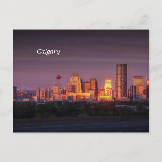 Calgary Dawn Briefkaart (Voorkant)