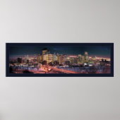 Calgary - De Bevroren rivier (grens) Poster (Voorkant)