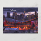 Calgary Downtown Sunset Briefkaart (Voorkant)