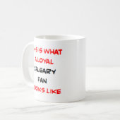 Calgary-fan, loyaal koffiemok (Voorkant links)