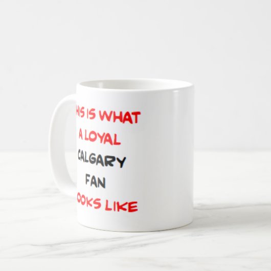 calgary fan, loyal koffiemok (Voorkant links)