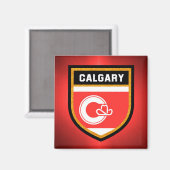 Calgary Flag Magneet (Voorkant / Achterkant)