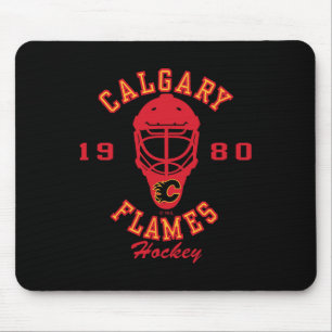 Calgary Flames Hockeymasker Wit Nhl Officieel Gece Muismat