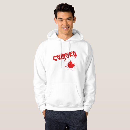 Calgary Graffiti Hoodie (Voorkant volledig)