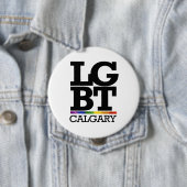 CALGARY LGBT -.png Ronde Button 4,0 Cm (In situ)
