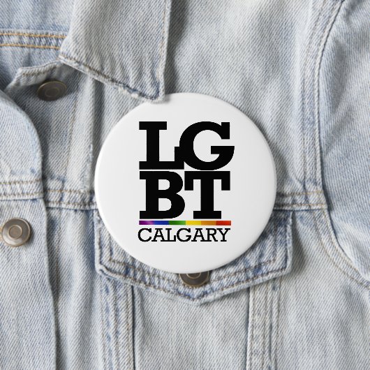 CALGARY LGBT -.png Ronde Button 4,0 Cm (In situ)