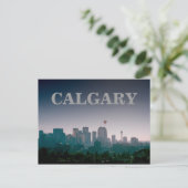 Calgary met Balloons Briefkaart (Staand voorkant)