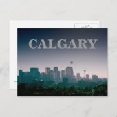 Calgary met Balloons Briefkaart (Voorkant / Achterkant)