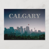 Calgary met Balloons Briefkaart (Voorkant)