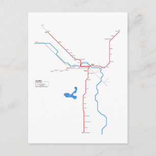 Calgary-metro Briefkaart