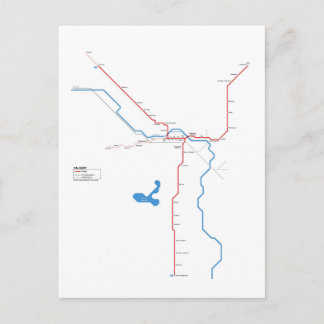 Calgary-metro Briefkaart