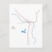 Calgary-metro Briefkaart (Voorkant)