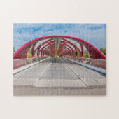 Calgary Peace Bridge. Legpuzzel (Horizontaal)