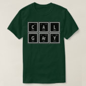 Calgary Periodic Table T-shirt (Design voorkant)