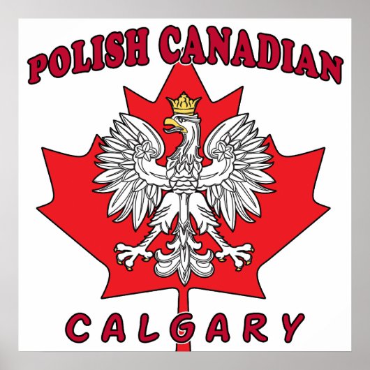 Calgary Pools Canadees Leaf Poster (Voorkant)