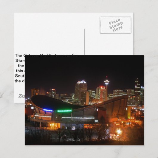 Calgary Saddledome Briefkaart (Voorkant / Achterkant)