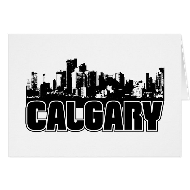 Calgary Skyline (Voorkant Horizontaal)