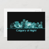 Calgary Skyline Briefkaart (Voorkant / Achterkant)