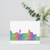 Calgary skyline briefkaart (Staand voorkant)