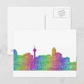 Calgary skyline briefkaart (Voorkant / Achterkant)