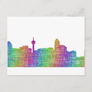 Calgary skyline briefkaart