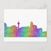 Calgary skyline briefkaart (Voorkant)