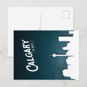 Calgary skyline by night - Briefkaart (Voorkant / Achterkant)