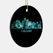 Calgary Skyline Keramisch Ornament (Rechts)