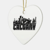 Calgary Skyline Keramisch Ornament (Links)