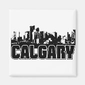 Calgary Skyline Magneet (Voorkant)