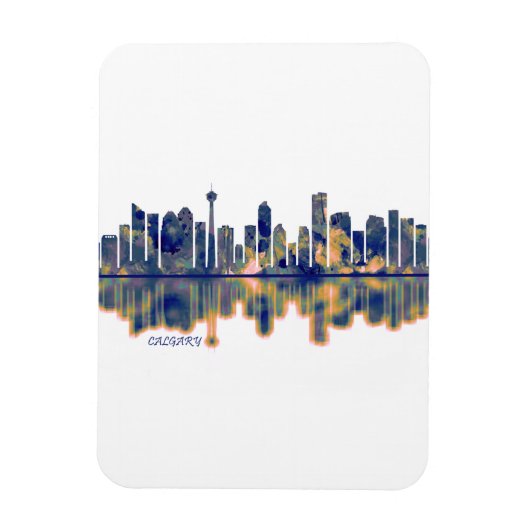 Calgary Skyline Magneet (Verticaal)