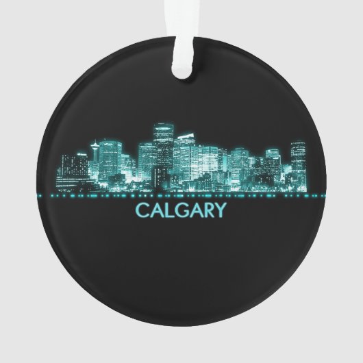 Calgary Skyline Ornament (achterkant)