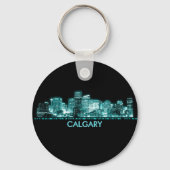 Calgary Skyline Sleutelhanger (Voorkant)