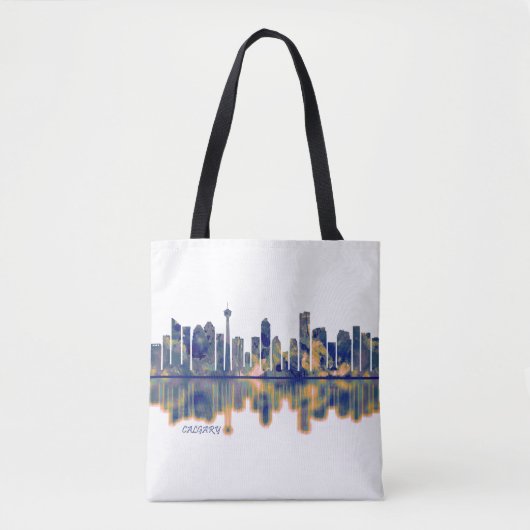 Calgary Skyline Tote Bag (Voorkant)