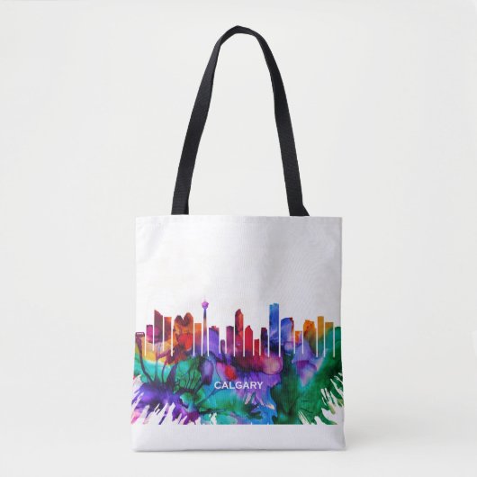 Calgary Skyline Tote Bag (Voorkant)