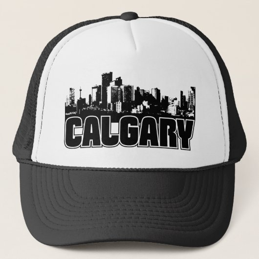 Calgary Skyline Trucker Pet (Voorkant)