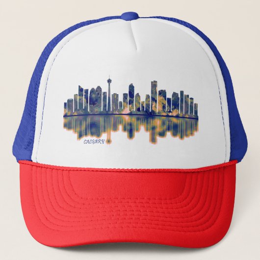 Calgary Skyline Trucker Pet (Voorkant)