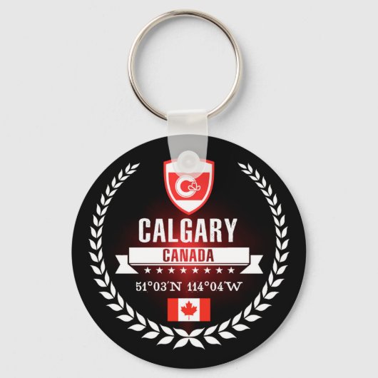 Calgary Sleutelhanger (Voorkant)