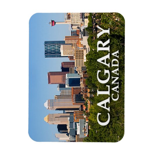 Calgary - Souvenir koelkastmagneet Magneet (Verticaal)