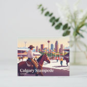 Calgary Stampede Canada Briefkaart (Staand voorkant)