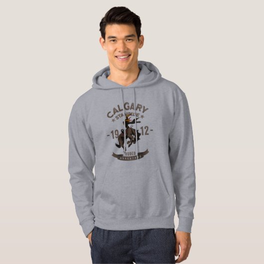 Calgary Stampede Rodeo | MANNEN Hoodie (Voorkant volledig)