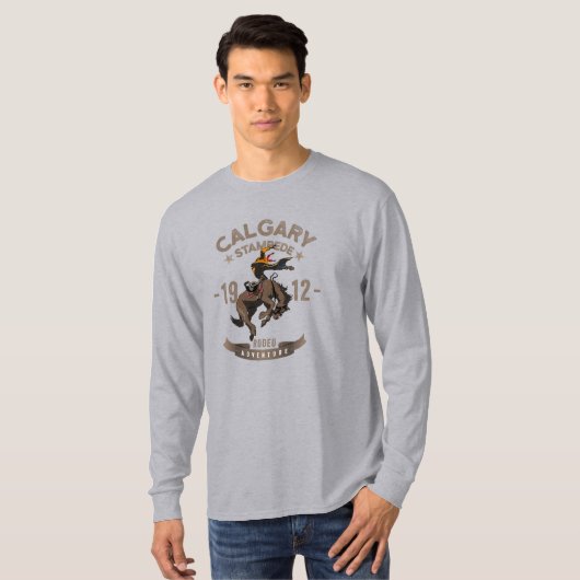 Calgary Stampede Rodeo | MANNEN T-shirt (Voorkant volledig)
