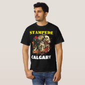 Calgary Stampede Rodeo Show Design T-shirt (Voorkant volledig)