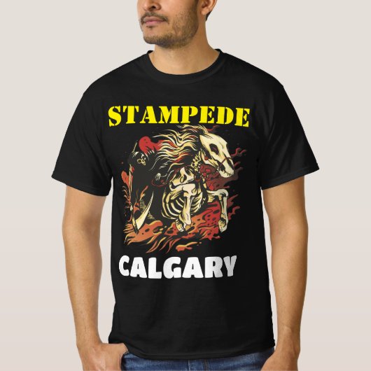 Calgary Stampede Rodeo Show Design T-shirt (Voorkant)
