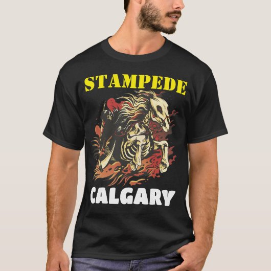 Calgary Stampede Rodeo Show Design T-shirt (Voorkant)