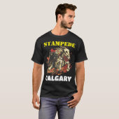 Calgary Stampede Rodeo Show Design T-shirt (Voorkant volledig)