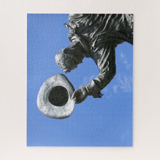 Calgary Stampede Statue. Legpuzzel (Verticaal)