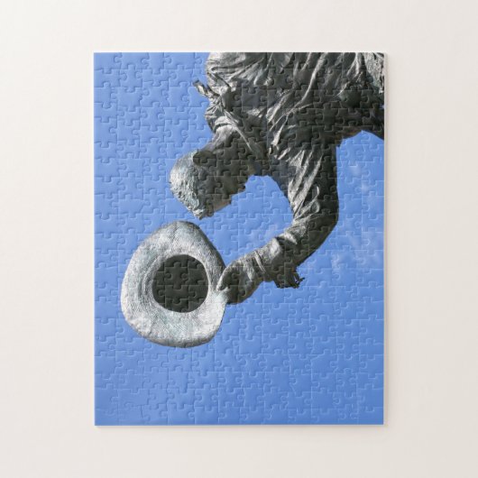 Calgary Stampede Statue. Legpuzzel (Verticaal)