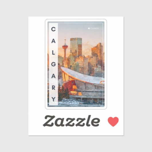 Calgary Sticker Souvenir (Vel)